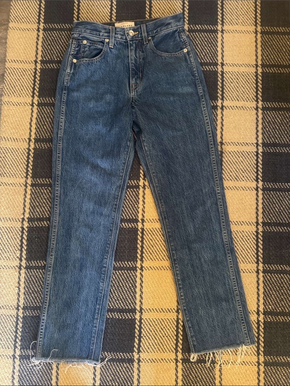 SLVRLAKE Women's Hero Straight Leg high rise Jeans
